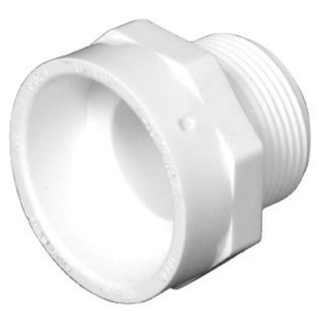 Pinpoint Charlotte Pipe & Foundry PVC001090800HA PVC-DWV Male Adapter 1.5 x 1.25 in. PI153201